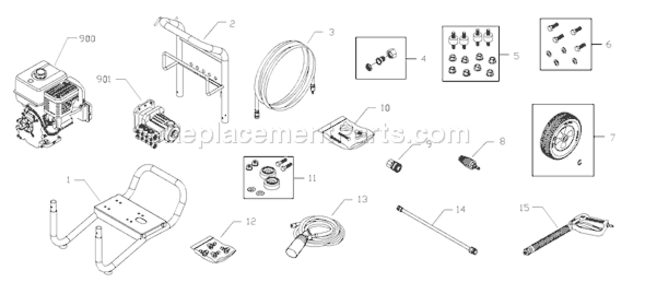 Part Location Diagram of 203620GS Briggs and Stratton Handle